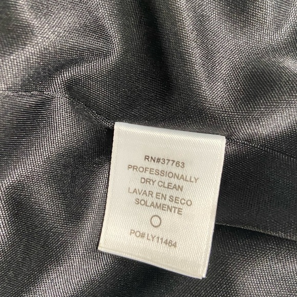 Laundry by Design Wrap Dress 3/4 Sleeves, Midi, White, Black, Grey Size 8 - Picture 6 of 6